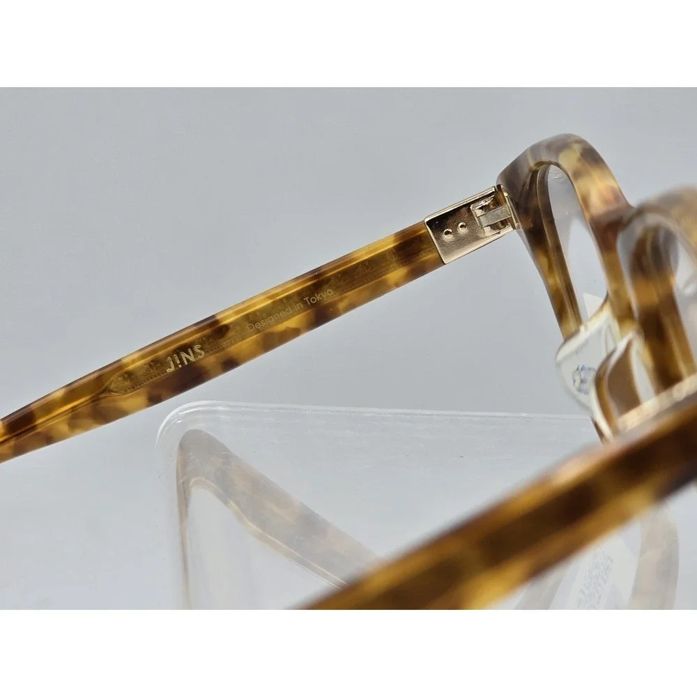 Jins Brown Tortoise‎ Eyeglass Frames 50 - 19-140 - 36 ALCF14A439A83 - SITS ASKEW